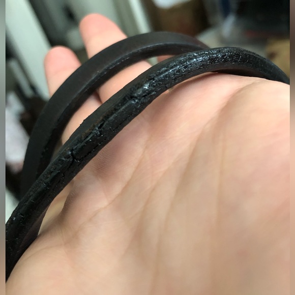 GUCCI Chocolate Denim Tote with Leather Pouch - Picture 11 of 14